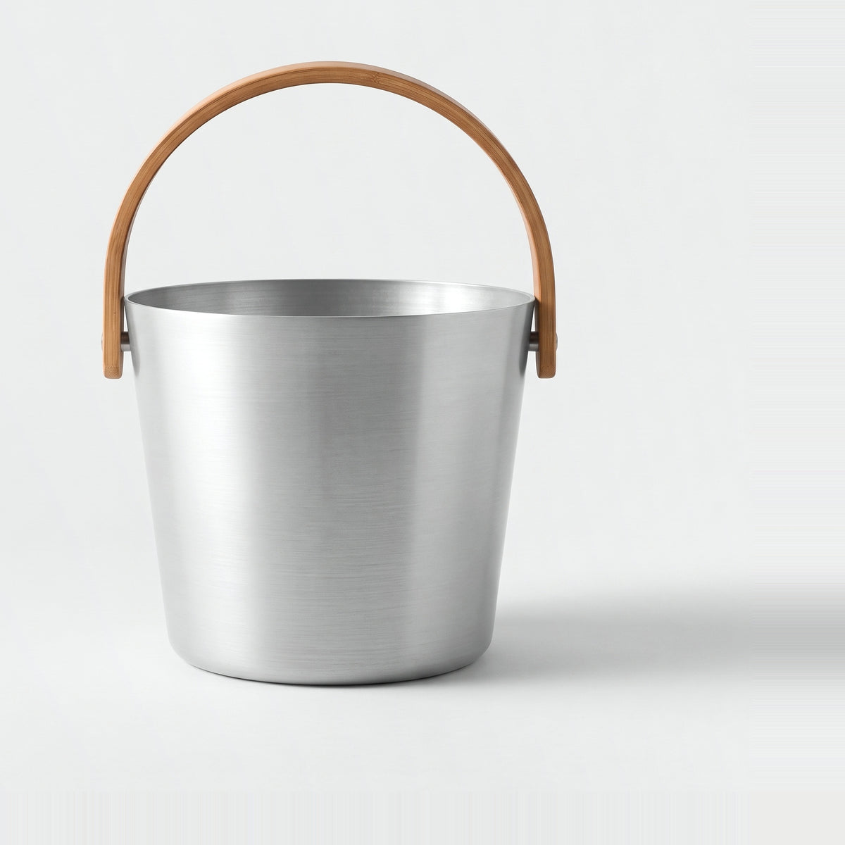 Rento 5 Litre Anodised Aluminium Sauna Bucket in Natural - hero