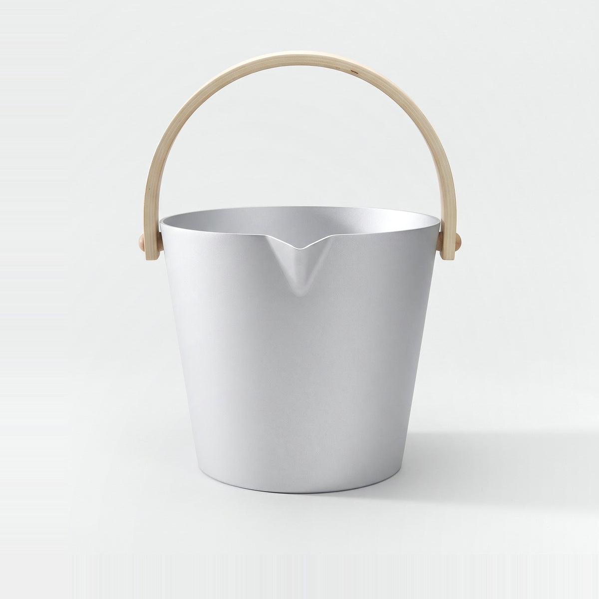 Silver Anodised Aluminium Sauna Bucket (Brilliant Range) by Helo - hero