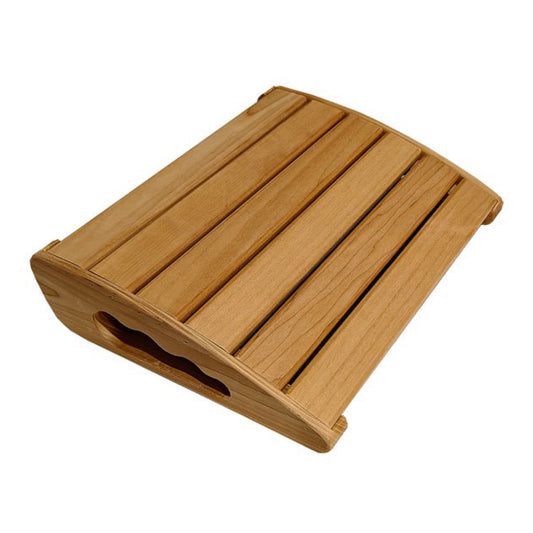 Curved thermo aspen sauna headrest