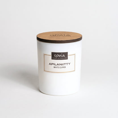 White Clover Scented Candle by Osmia - hero front