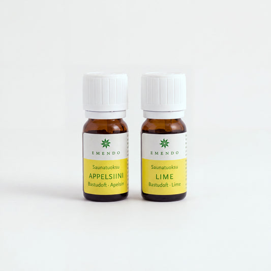 Emendo Orange & Lime Sauna Scents (2 x 10ml) - hero front