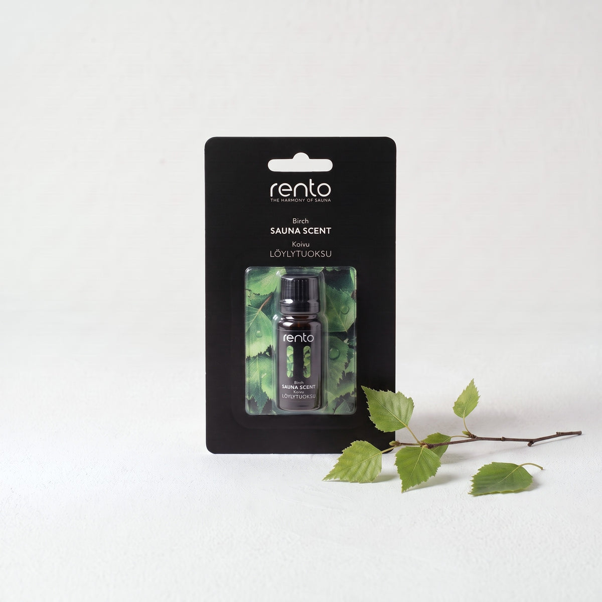 Rento Birch Sauna Scent 10ml Concentrate with birch twig