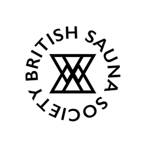 Logo of the British Sauna Society on a white background