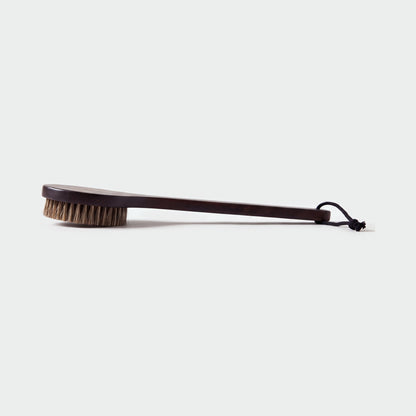 Rento Exfoliating Sauna Bath Brush Dark Bamboo & Natural Hair - hero