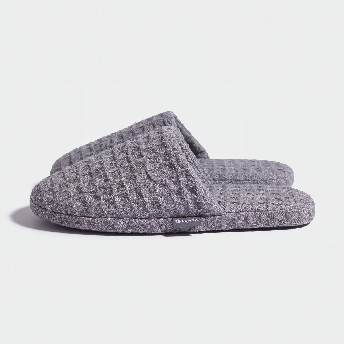 Luhta Pellava Sauna Slippers Grey - side view