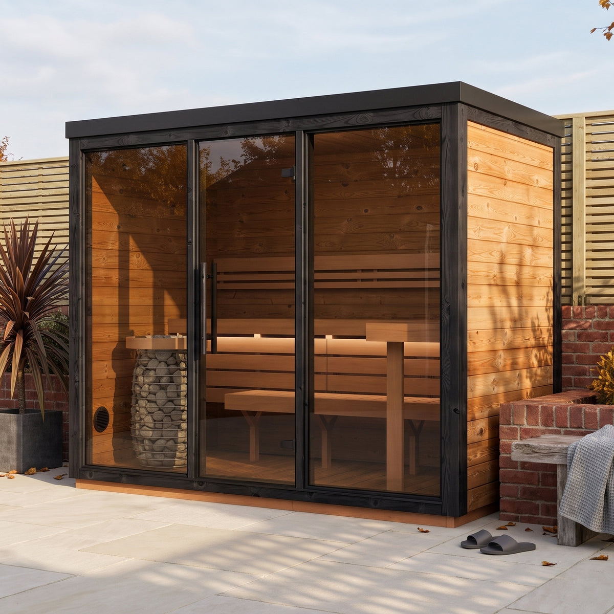 Fjelda Large garden sauna for two to four people