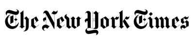 The New York Times logo in black text on a white background