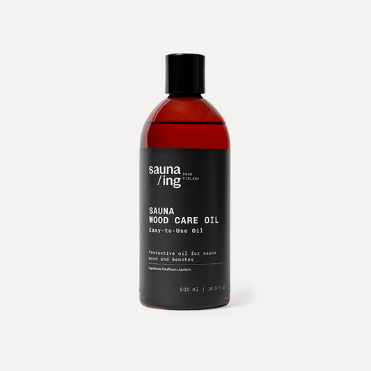 sauna/ing Sauna Wood Care Oil 500ml bottle, protective paraffin oil for sauna benches