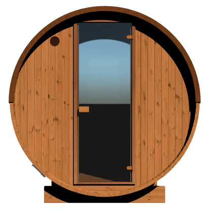 Thermo Wood Barrel Sauna - Regular (L: 223 & ø: 225 cm) Barrel Sauna | Finnmark Sauna