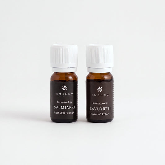 Emendo Salmiac & Smoky Herb Sauna Scents (2 x 10ml) - hero front