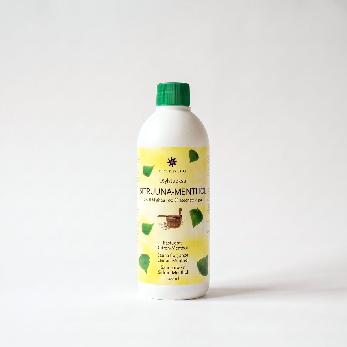 Emendo Lemon & Menthol Sauna Scent (500ml) - hero front