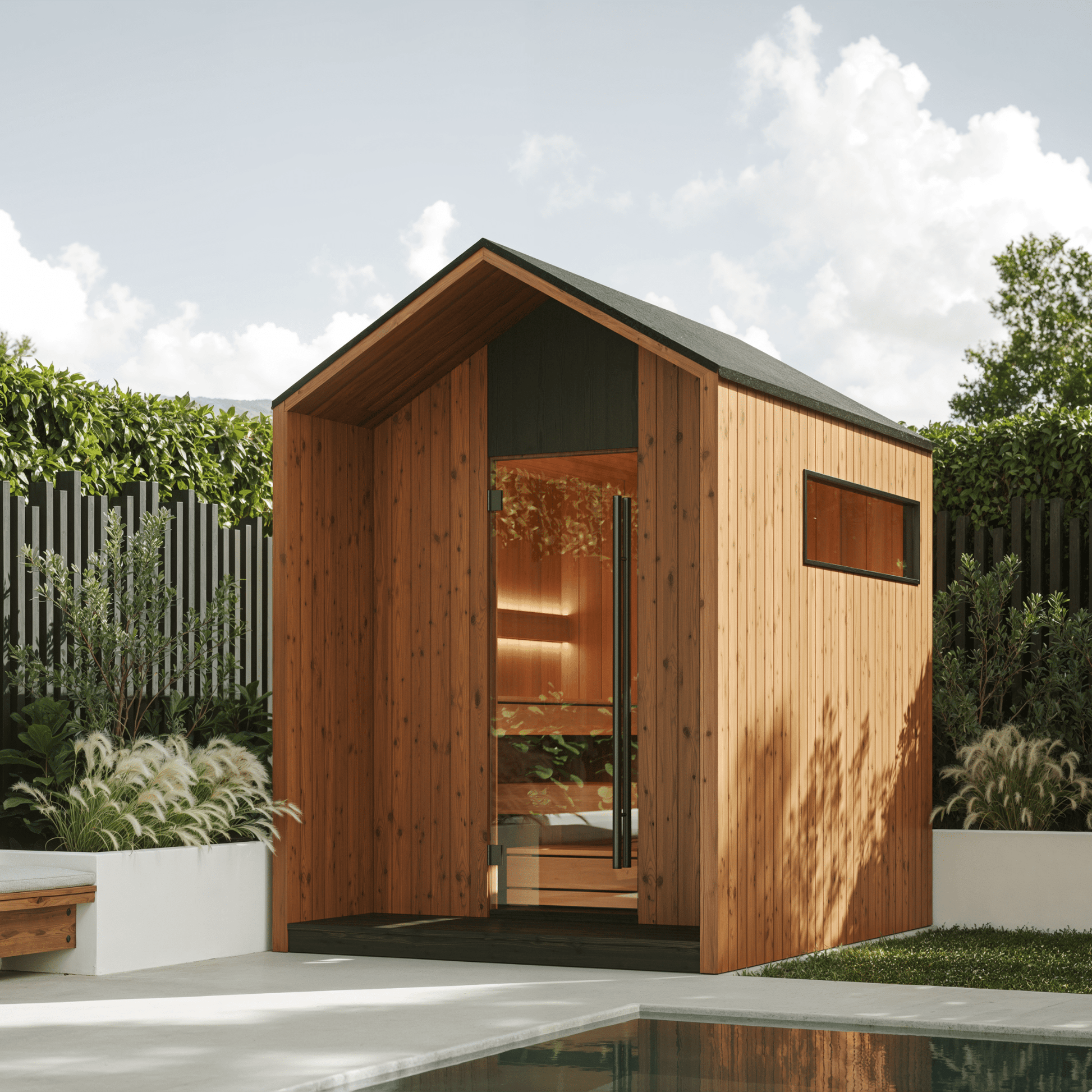 AIRA® Outdoor Sauna (4 - 6 Person) Modular Outdoor Sauna | Finnmark Sauna