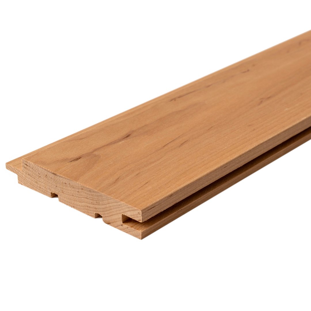 Alder Sauna Wood Cladding STS4 120mm (Pack of 6) by Finnmark Sauna Sauna Timber | Finnmark Sauna