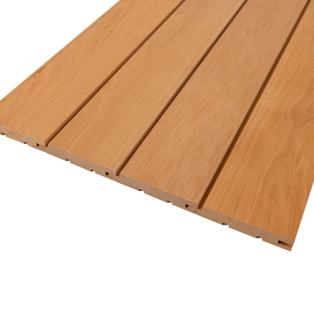 Alder Sauna Wood Cladding STS4 120mm (Pack of 6) by Finnmark Sauna Sauna Timber | Finnmark Sauna