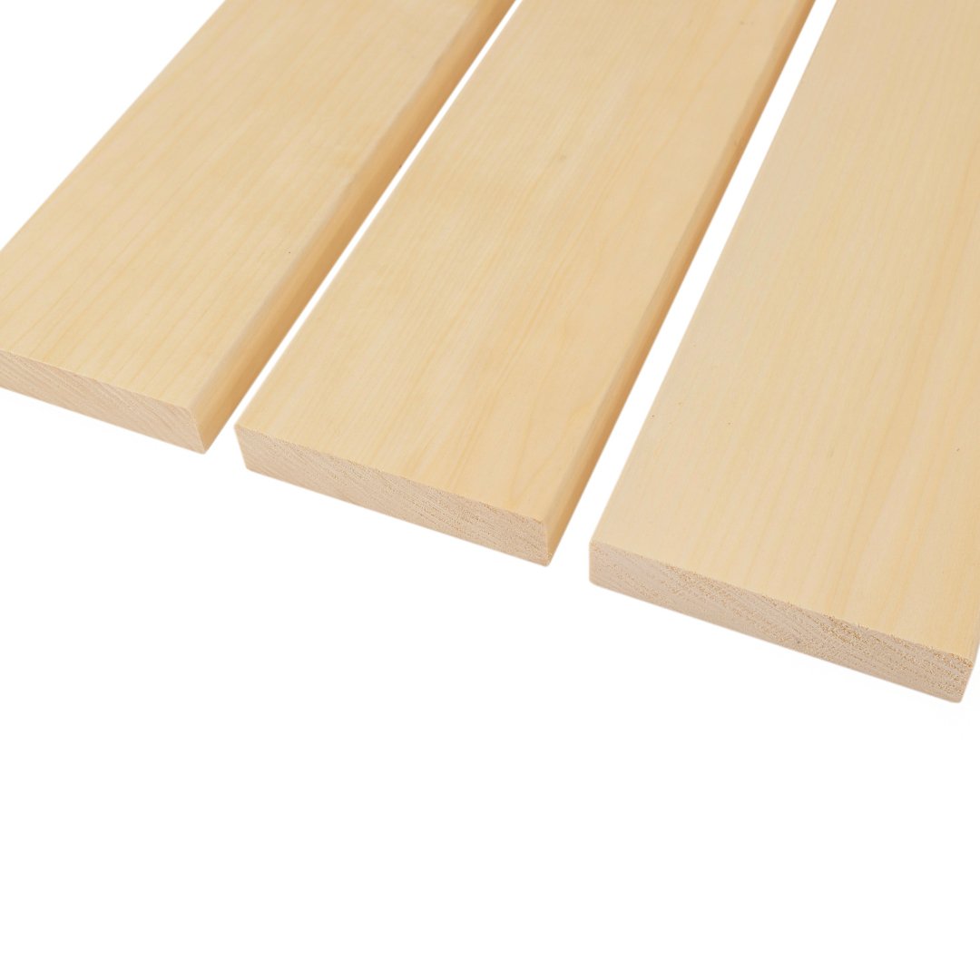 Aspen Sauna Wood Bench Boards 120mm (Pack of 4) by Finnmark Sauna Sauna Timber | Finnmark Sauna