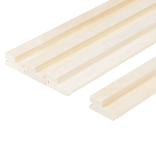 Aspen Sauna Wood Cladding Step 64mm (Pack of 4)