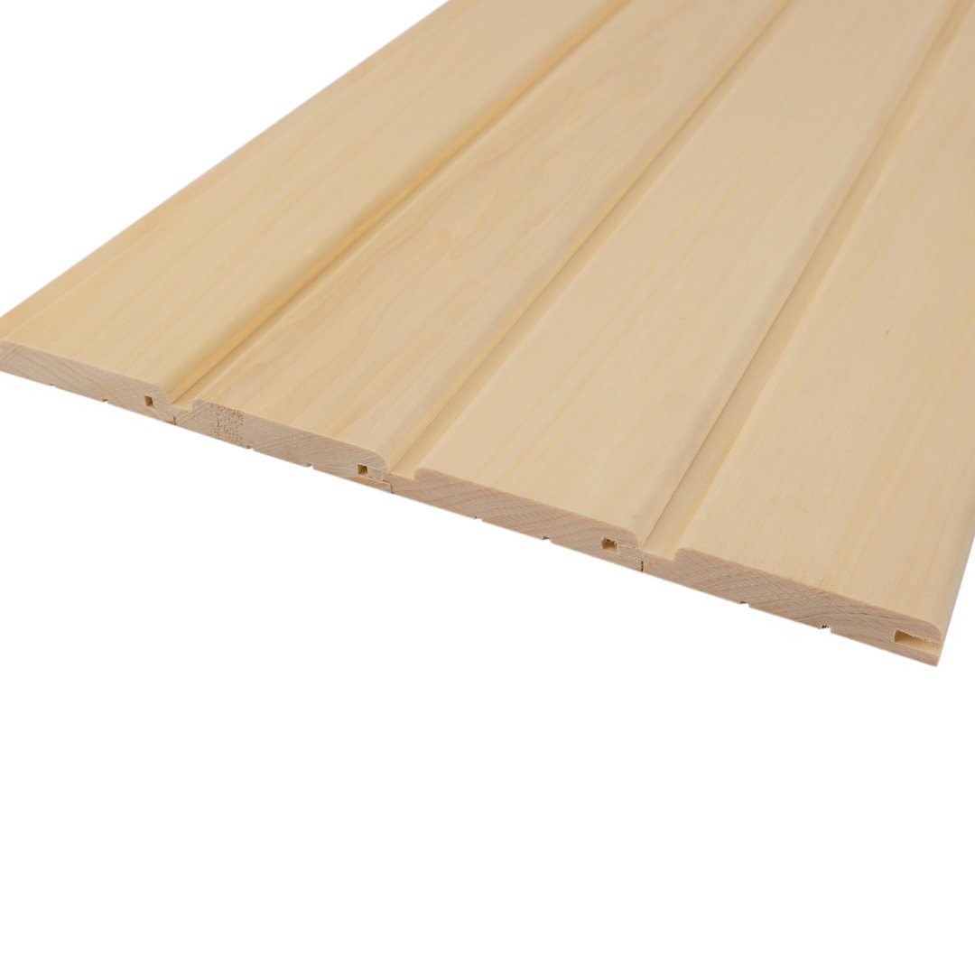 Aspen Sauna Wood Cladding STP 90mm (Pack of 6) by Finnmark Sauna Sauna Timber | Finnmark Sauna