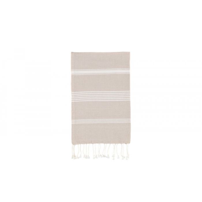 Beige Hammam Towel 50 x 70 cm Sauna Towel | Finnmark Sauna