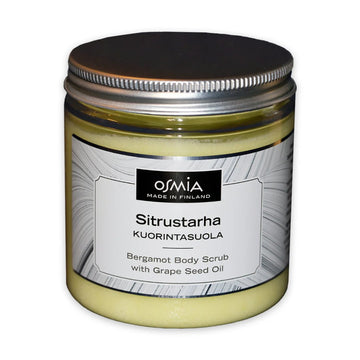 Bergamot and Grape Seed Oil Body Scrub by Osmia (300g)