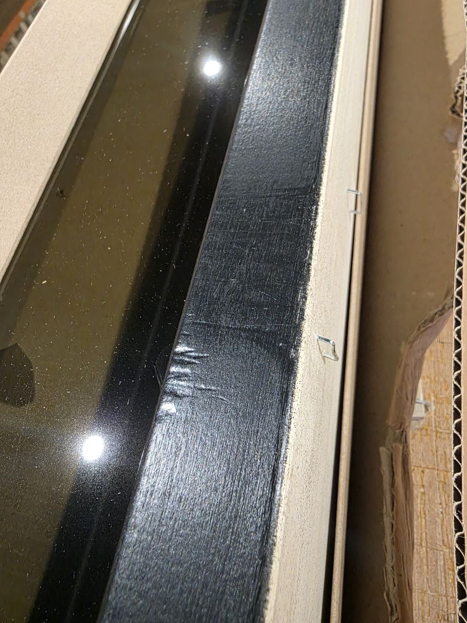 Black Sauna Door with Bronze Glass (Classic Black) (B - Stock) Sauna Door | Finnmark Sauna