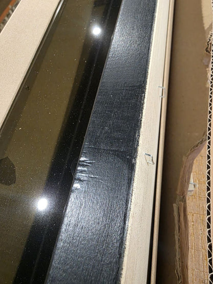 Black Sauna Door with Bronze Glass (Classic Black) (B - Stock) Sauna Door | Finnmark Sauna