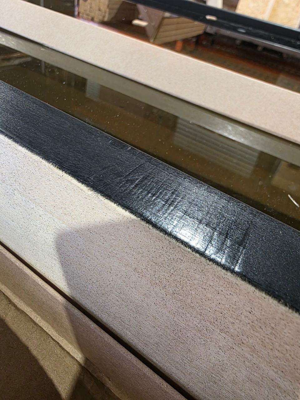 Black Sauna Door with Bronze Glass (Classic Black) (B - Stock) Sauna Door | Finnmark Sauna