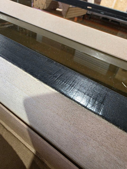 Black Sauna Door with Bronze Glass (Classic Black) (B - Stock) Sauna Door | Finnmark Sauna