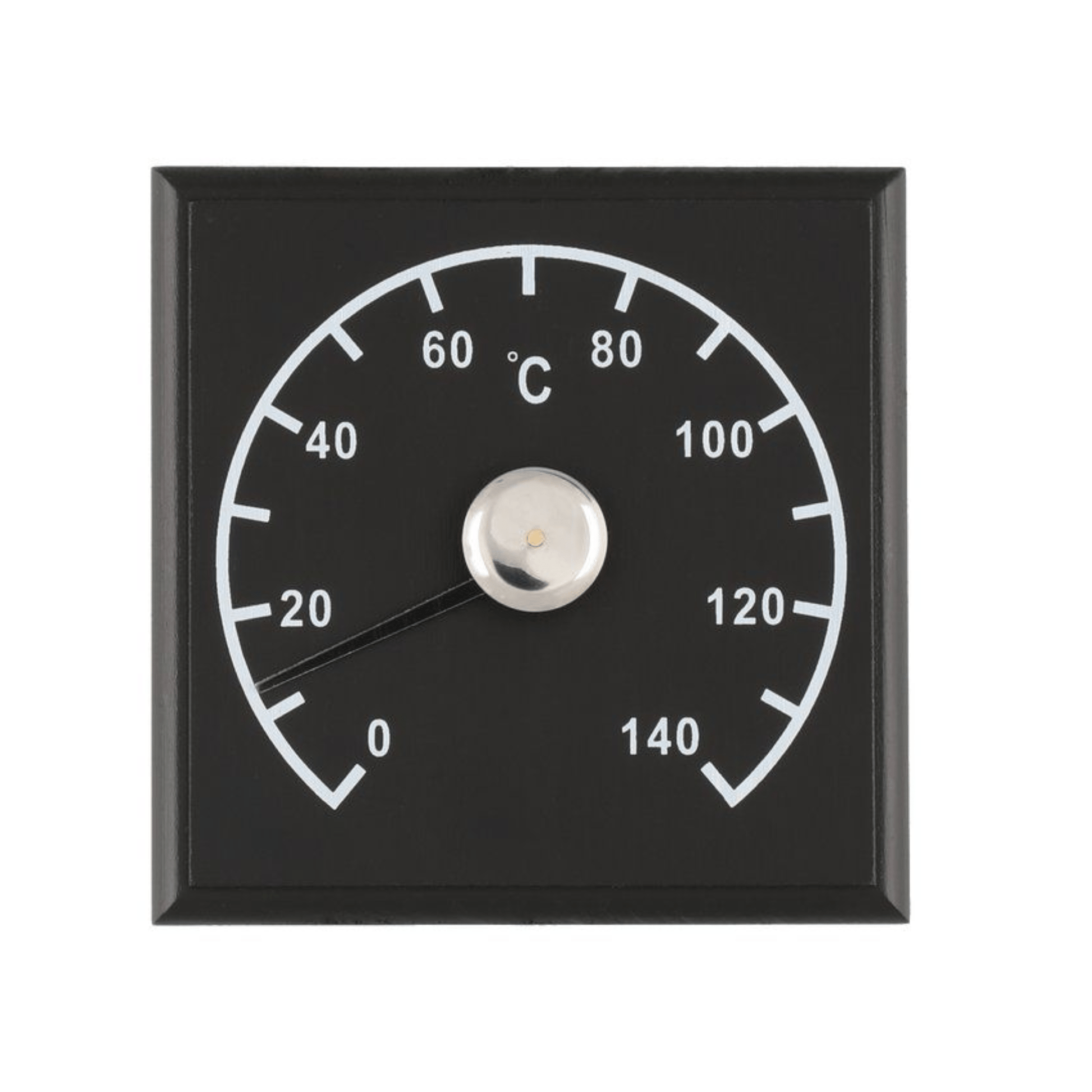 Black Sauna Thermometer