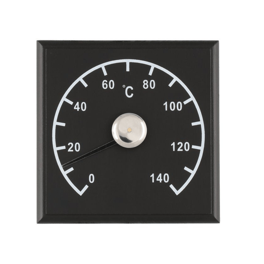 Black Sauna Thermometer