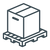 Icon of a box on a pallet