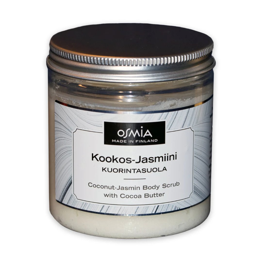 Coconut and Jasmine Body Scrub by Osmia (300g) Sauna Soaps | Finnmark Sauna