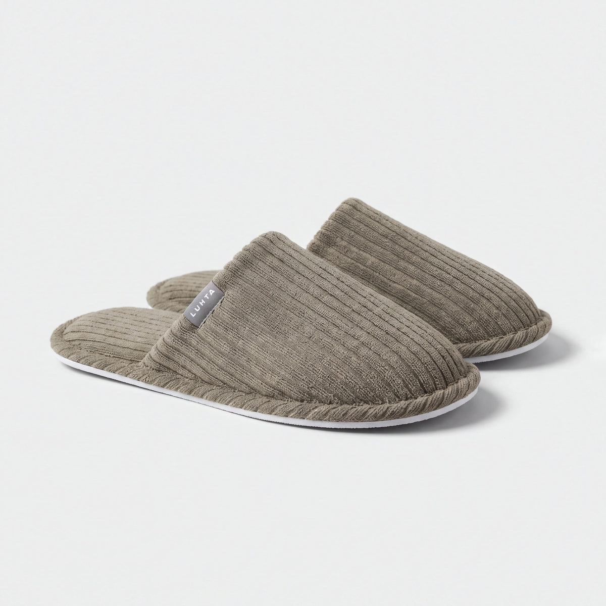Luhta Aalto Sauna Slippers Dark Khaki - side view