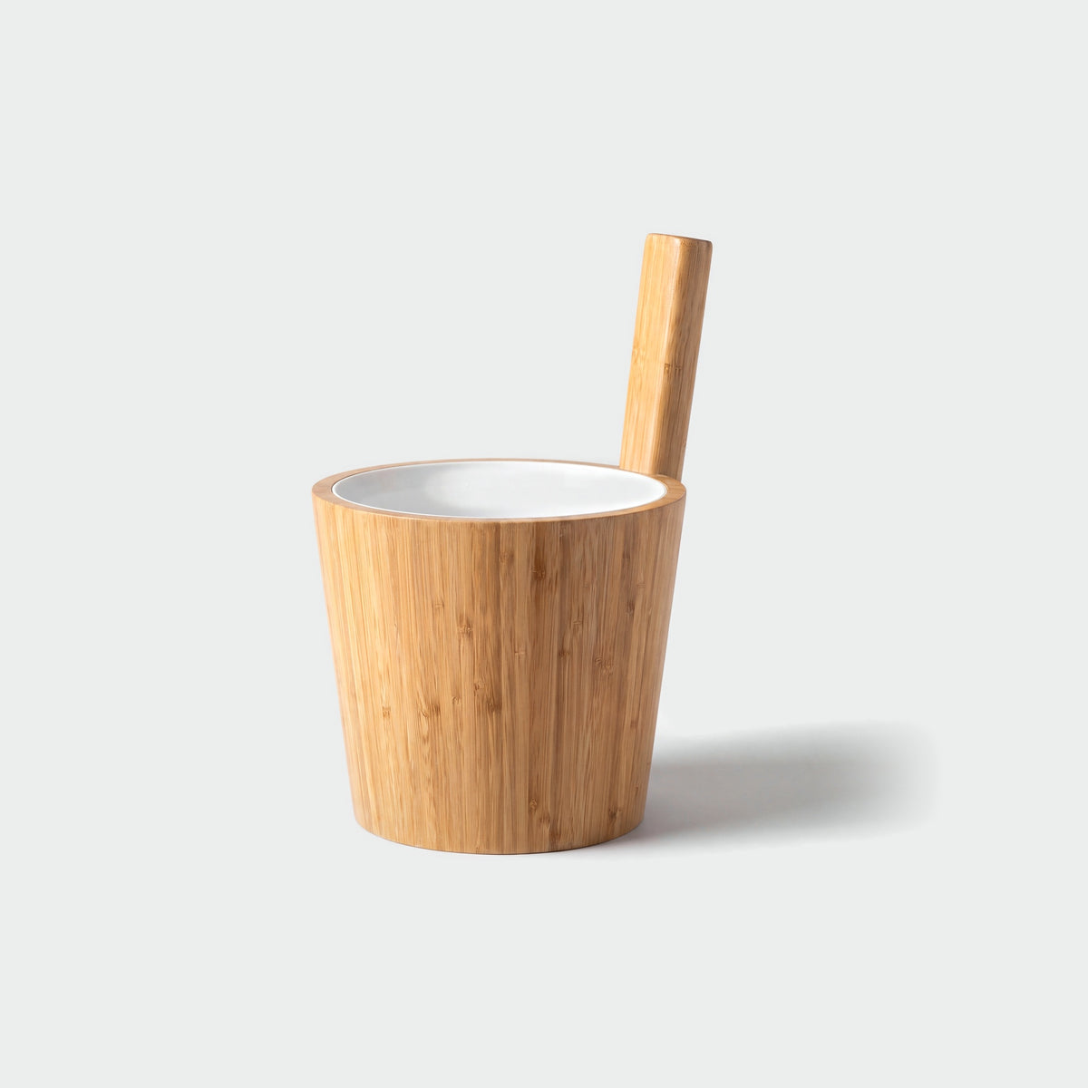 Rento Bamboo Duo Sauna Bucket 5 Litre - white insert hero
