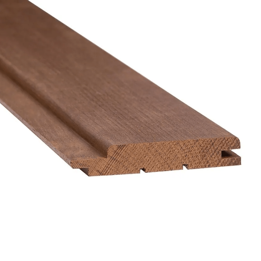 Dark Thermo Alder Sauna Wood Cladding STP 85mm (Pack of 6) Sauna Timber | Finnmark Sauna
