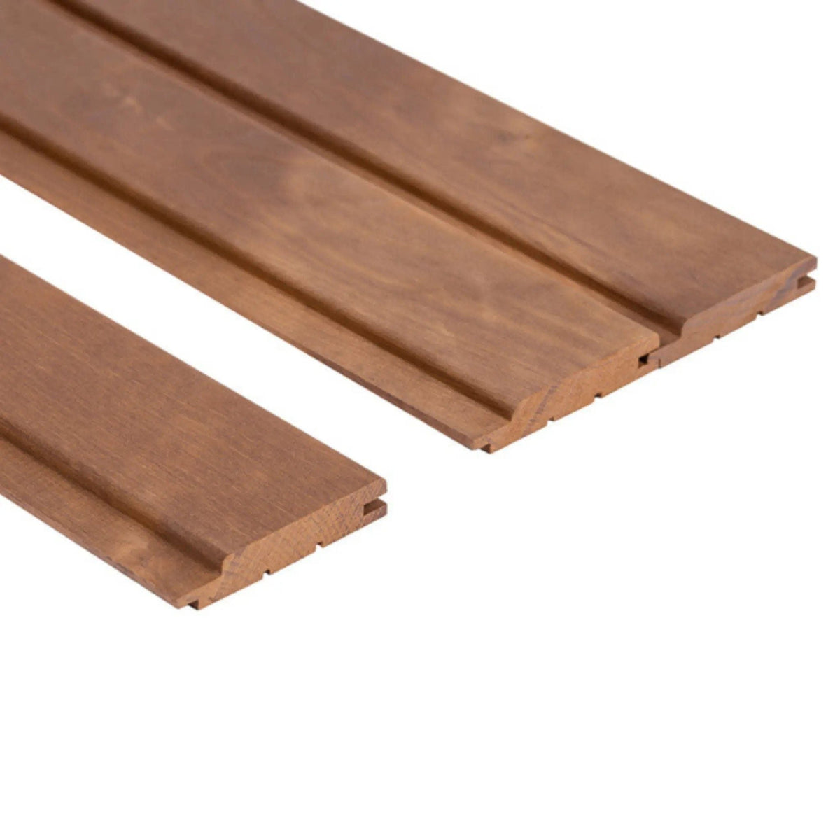 Dark Thermo Alder Sauna Wood Cladding STP 85mm (Pack of 6)