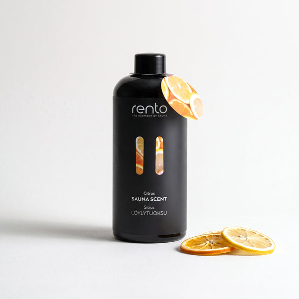 Rento Citrus Sauna Scent 400ml with dried citrus slices