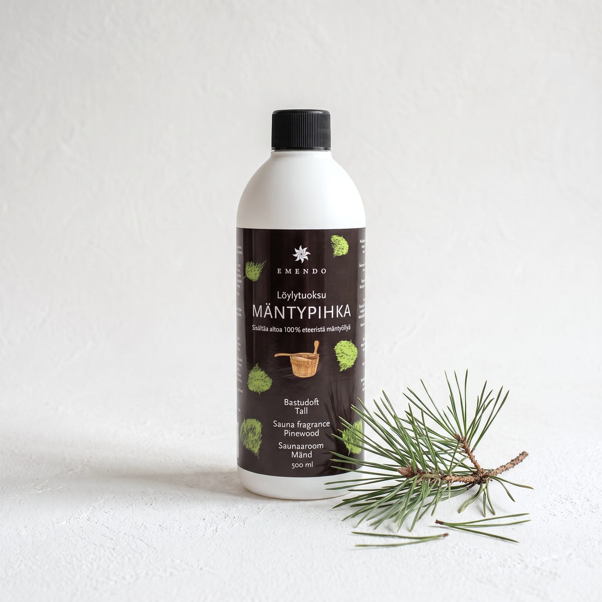 Emendo Pine Sauna Scent (500ml) with pine sprig