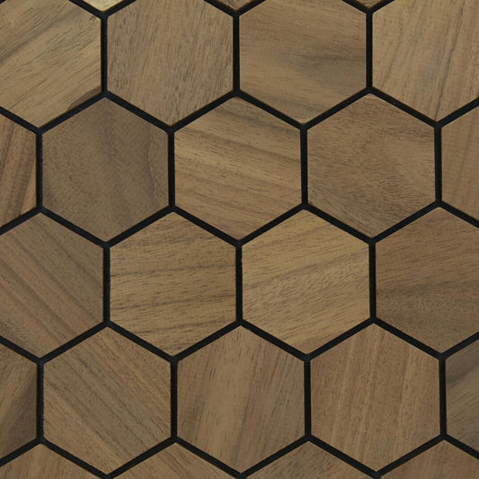 Decorative Thermo Abachi Wood Wall Panel - Promenade (1 m²)