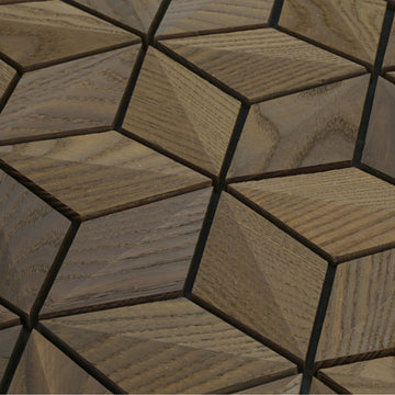 Decorative Thermo Radiata Pine Wood Wall Panel - Quartz (1 m²)