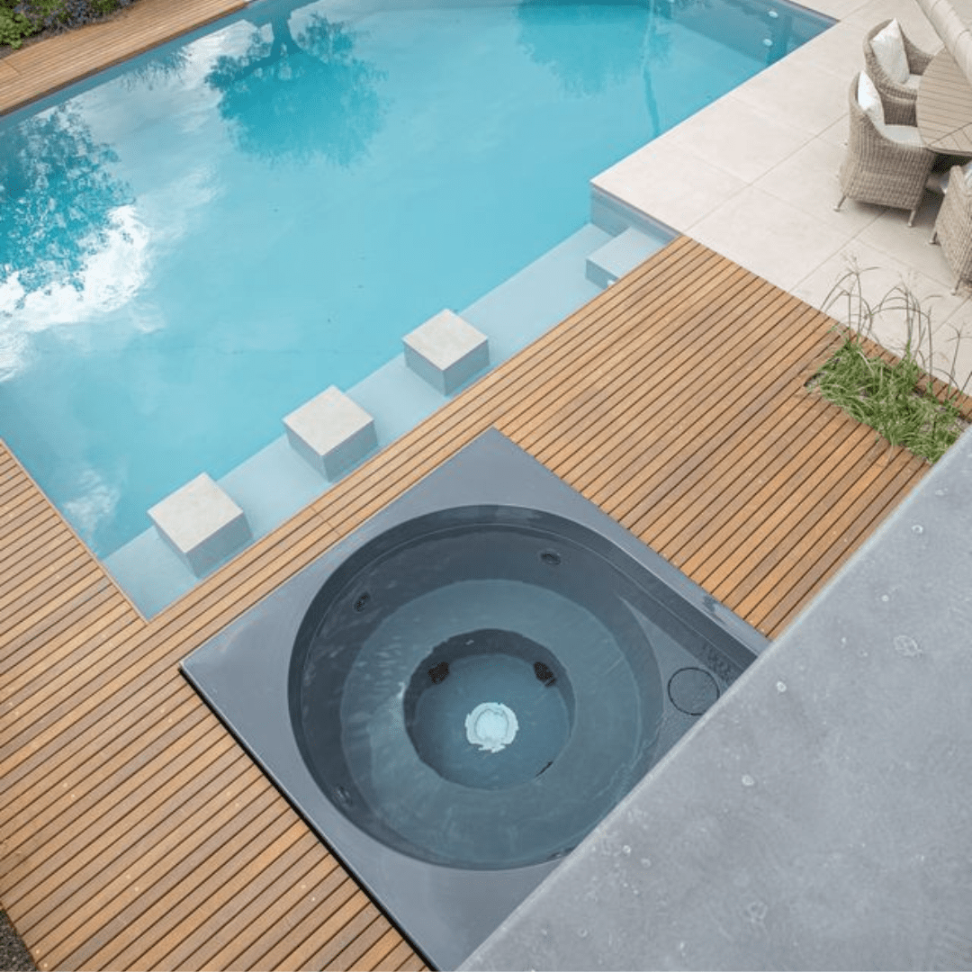 Drop S Outdoor Hot Tub by Drop Spa Hot Tub | Finnmark Sauna