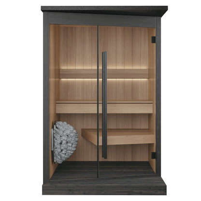 EMBA® Black Outdoor Sauna (2 Person)