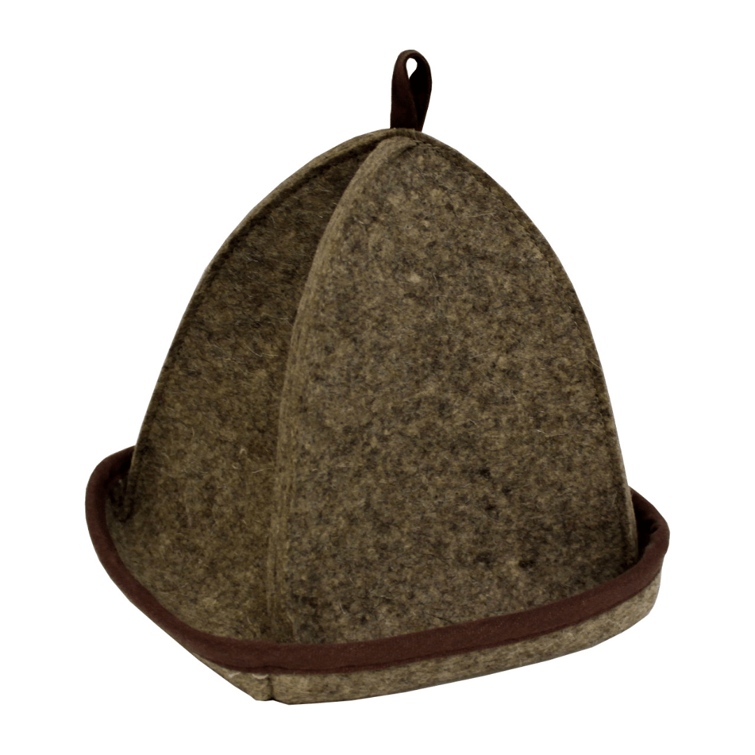 Emendo Felt Sauna Hat Brown | Finnmark Sauna Sauna Accessories | Finnmark Sauna