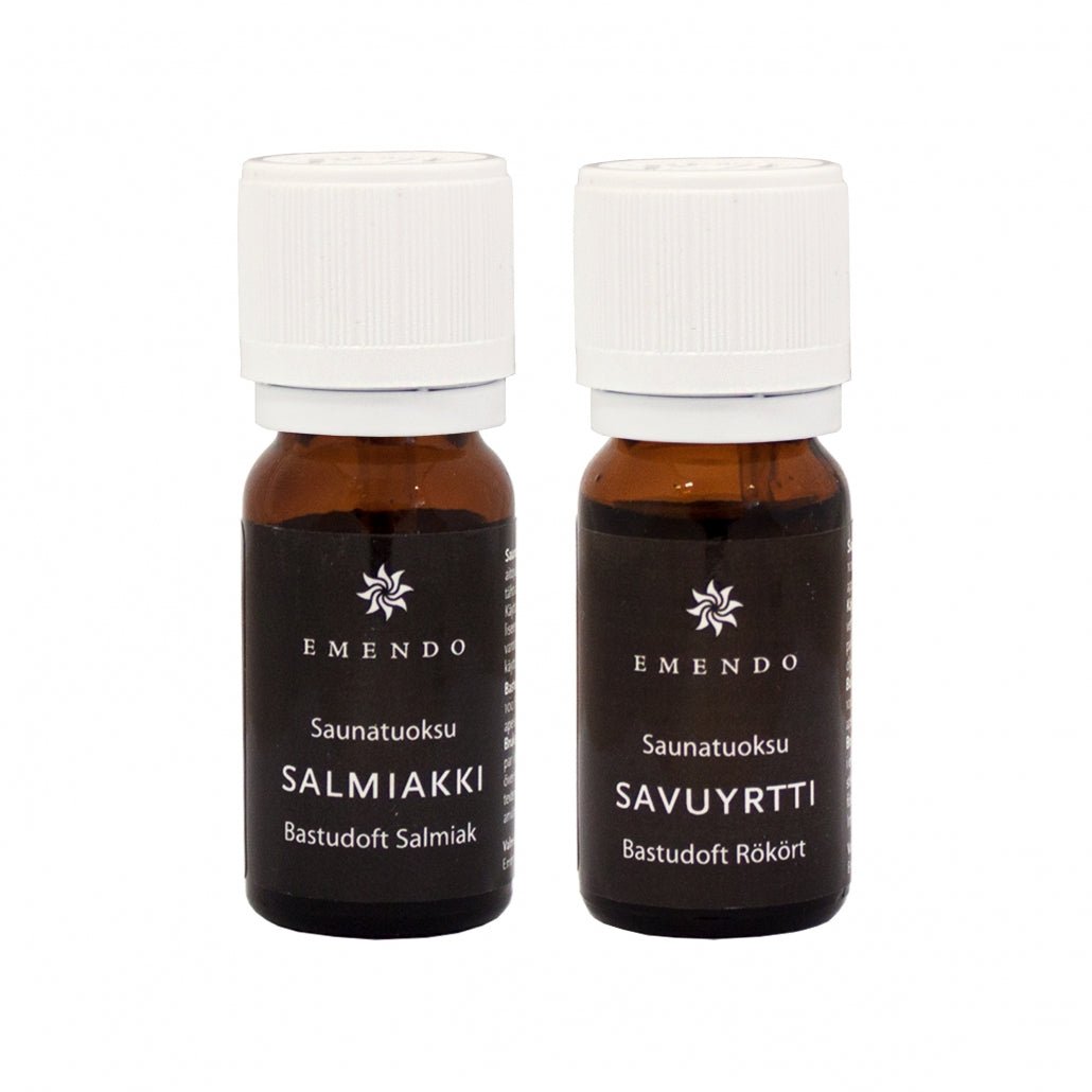 Emendo Salmiac & Smoky Herb Sauna Scents (2 x 10ml) | Finnmark Sauna Sauna Scents | Finnmark Sauna