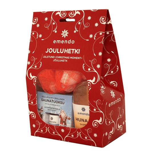 Emendo Sauna Christmas Gift Set - Honey Soap & Santa's Sauna Scents (10ml) | Finnmark Sauna Sauna Scents | Finnmark Sauna
