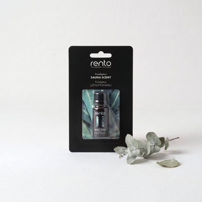 Rento Eucalyptus Sauna Scent 10ml Concentrate with dried eucalyptus