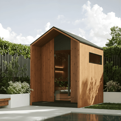 Finnmark AIRA® Outdoor Sauna (4 - 6 Person) Modular Outdoor Sauna | Finnmark Sauna