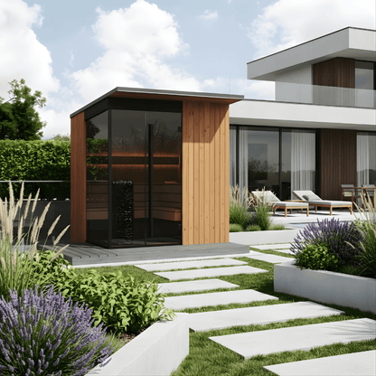Finnmark EDEN® Outdoor Sauna (5 - 6 Person) Modular Outdoor Sauna | Finnmark Sauna