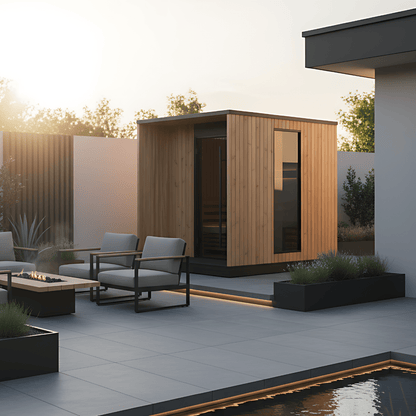 Finnmark IGNIS® Outdoor Sauna (3 - 4 Person) Modular Outdoor Sauna | Finnmark Sauna