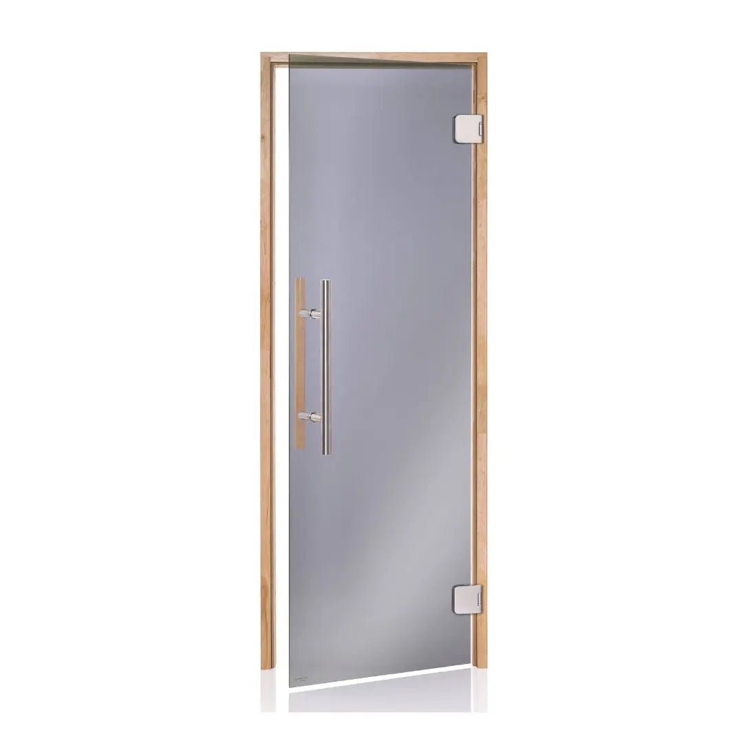 Glass Sauna Door with Alder Frame (Premium) | Finnmark Sauna