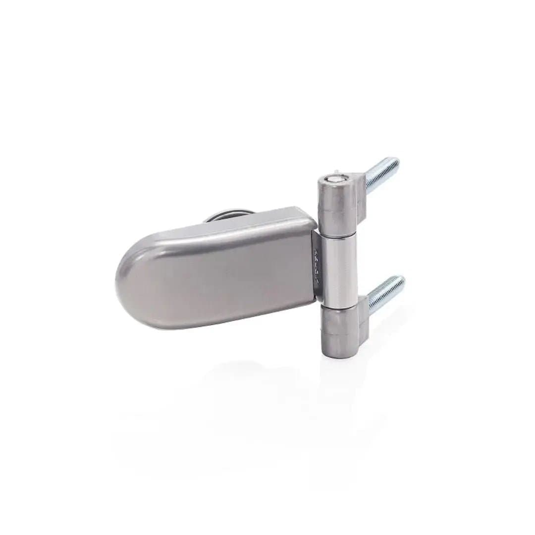 Grey Glass Sauna Door with Alder Frame and Grey Hinges (Standard)